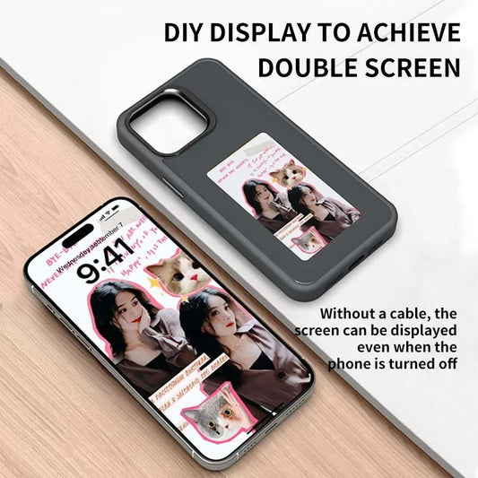 Smart E-Ink NFC iPhone Case | Where Style Meets Intelligence